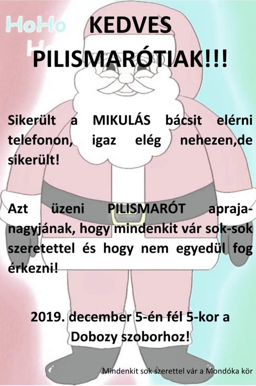 Mikulásváró plakát