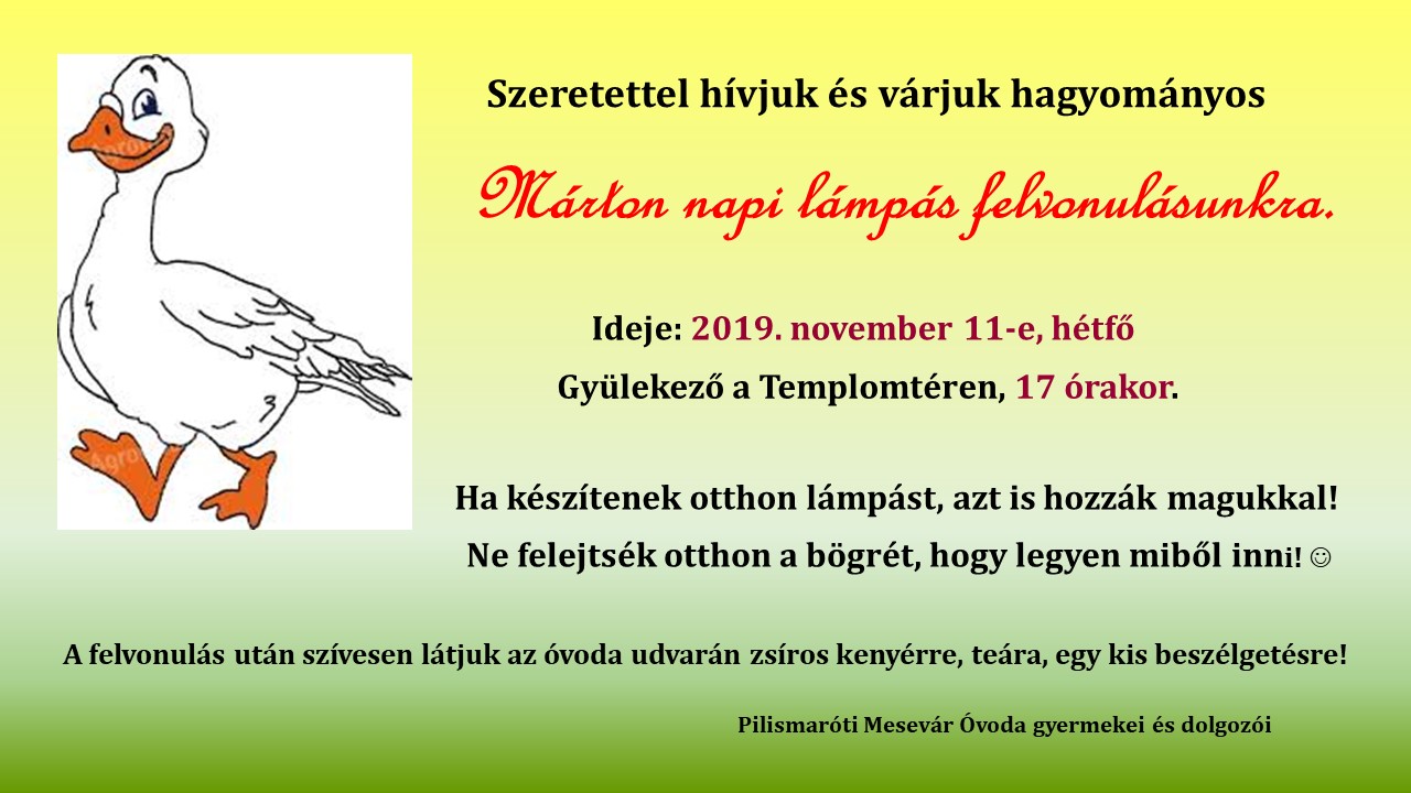 Márton napi felvonulás