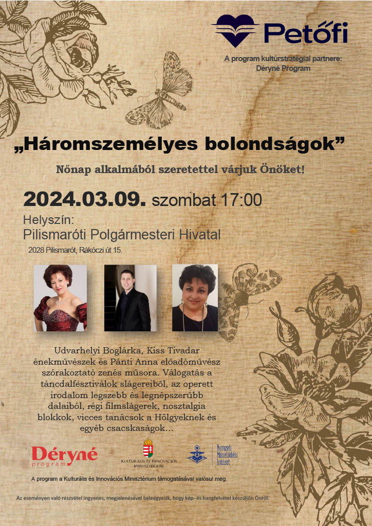 Háromszemélyes Bolondságok Plakát