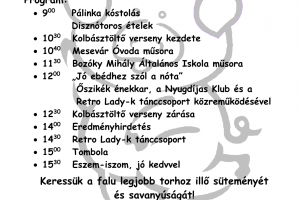 FAlusi kolbásztöltő verseny