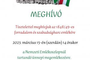 Március 15. plakát