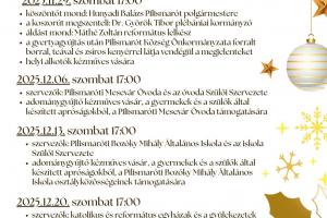 Adventi gyertyagyújtás plakát