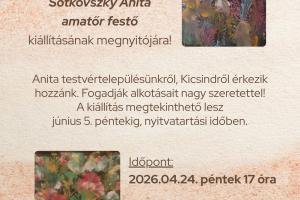 Sotkovszky Anita festmény kiállítása
