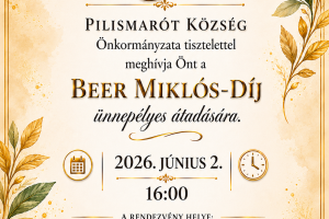 Beer Mikós-díj átadó plakát