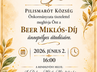 Beer Mikós-díj átadó plakát